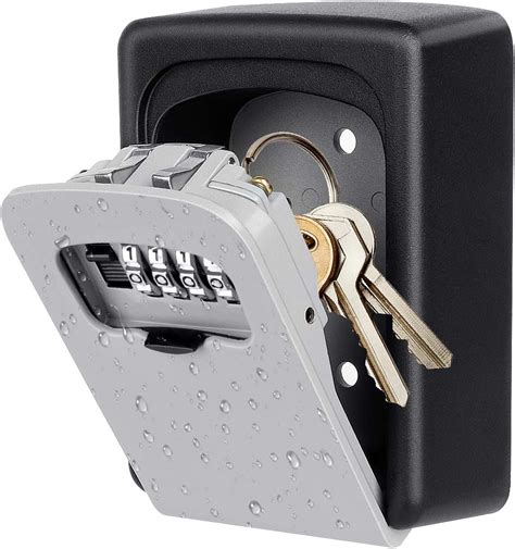 metal combination lock box with slot|Amazon.com: Key Lock Box With Slot.